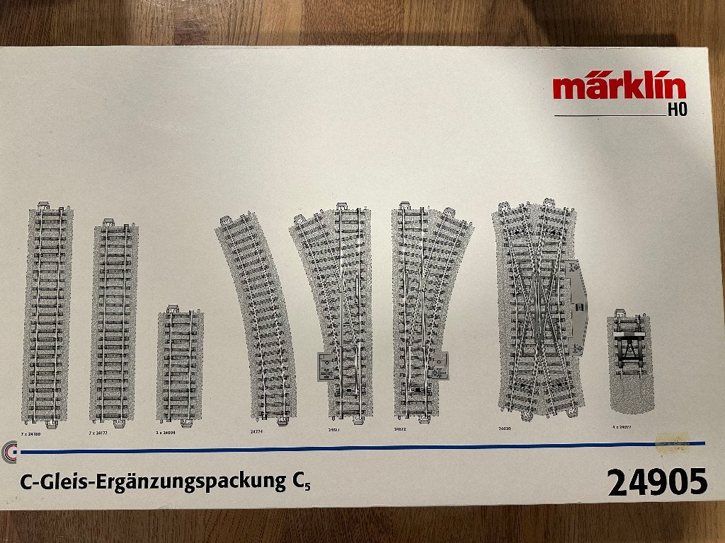 Märklin H0 - 24905 - Modeltreinsporen, Hobby en Vrije tijd, Modeltreinen | H0, Ophalen, Wisselstroom, Rails, Zo goed als nieuw