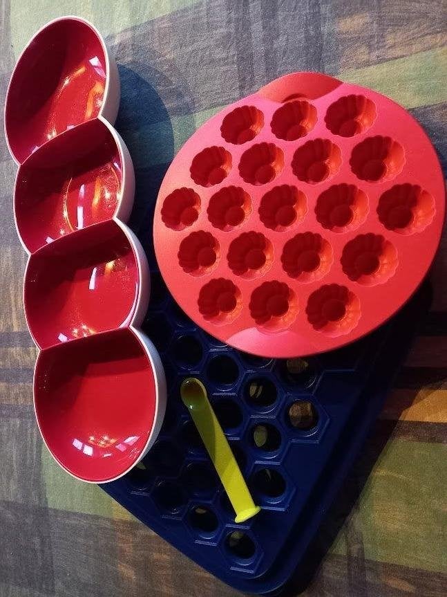 lot tupperware, Huis en Inrichting, Ophalen, Blauw, Overige typen, Nieuw