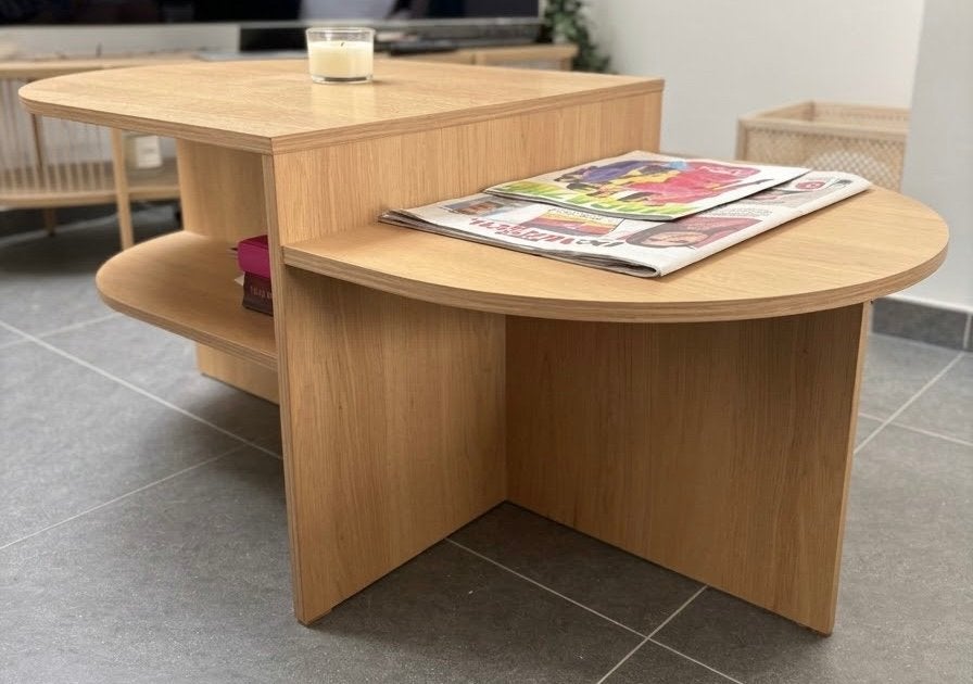 Salontafel hout perfecte staat, 100 à 150 cm, Comme neuf, Enlèvement, 50 à 100 cm