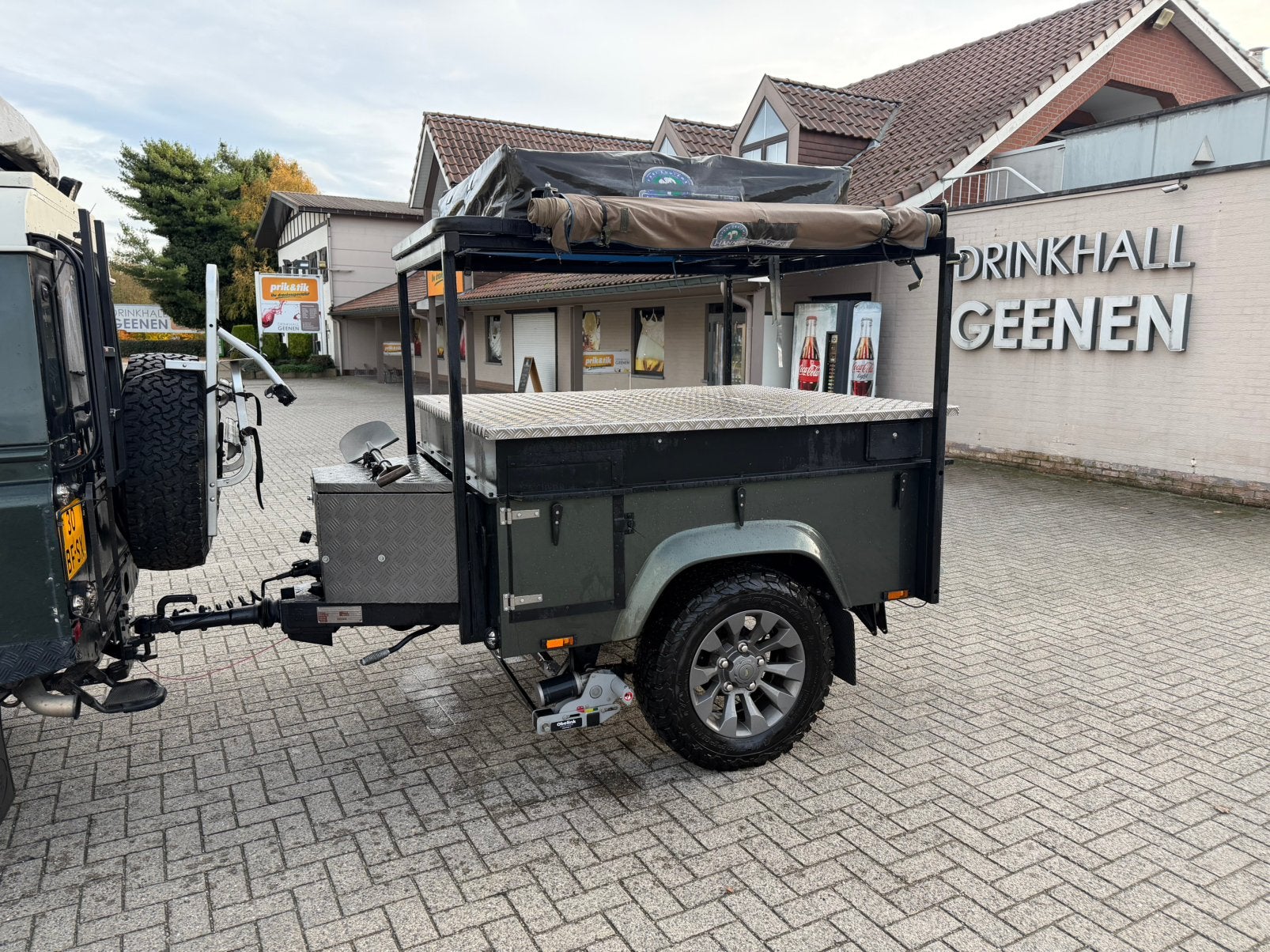Uniek Reynolds Boughton Wide Track Off Road Tent Trailer, Caravans en Kamperen, Ophalen of Verzenden, Zo goed als nieuw, Tot en met 2