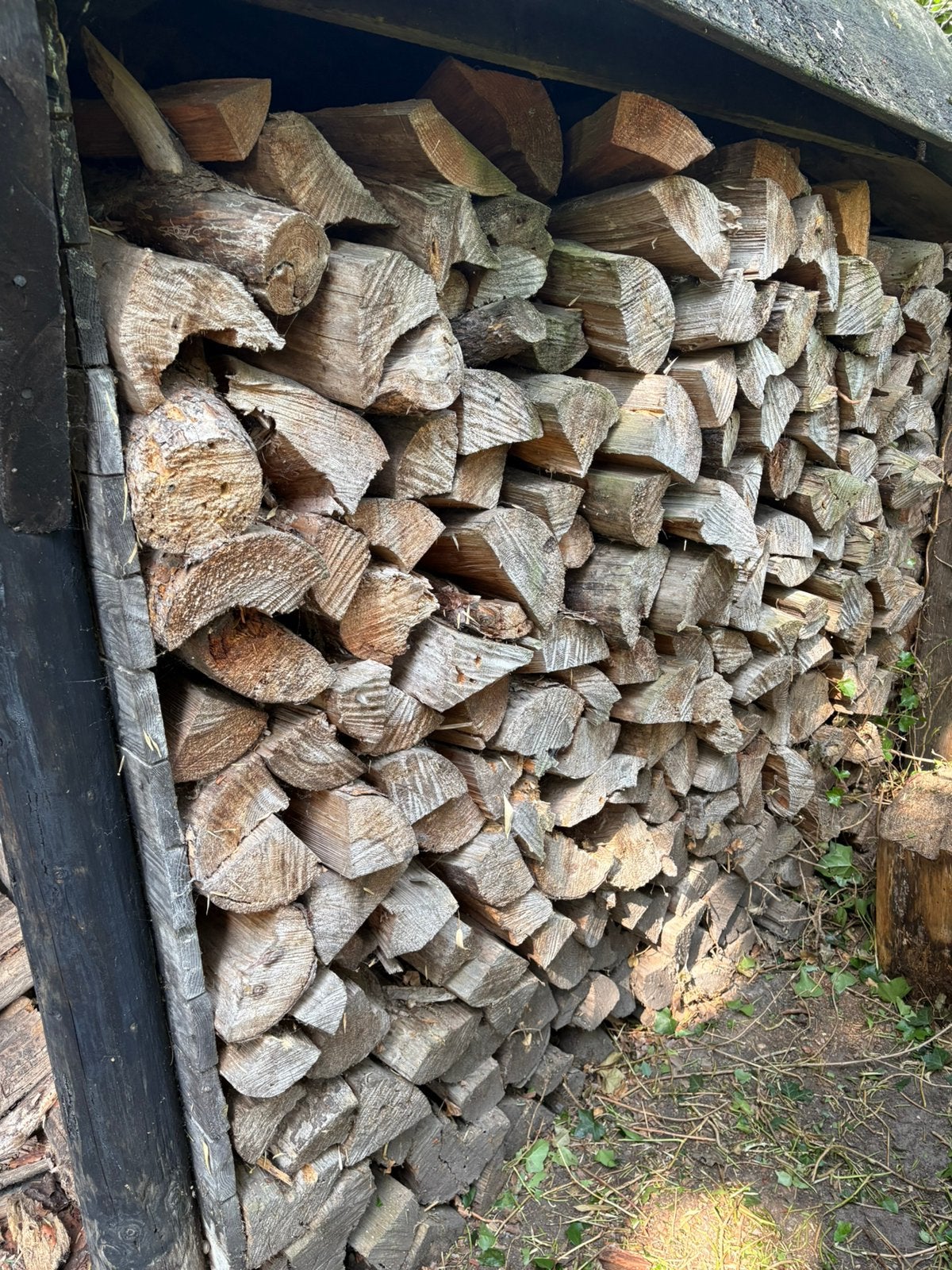 Brandhout 8 m³ – Droog gekliefd haardhout – Mooie partij, Tuin en Terras, Brandhout, Ophalen, Blokken