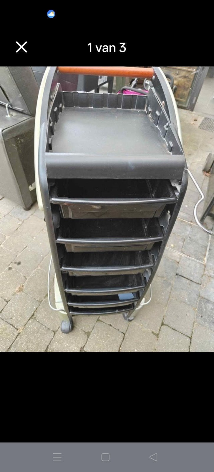 Kappers werkwagen, Ophalen