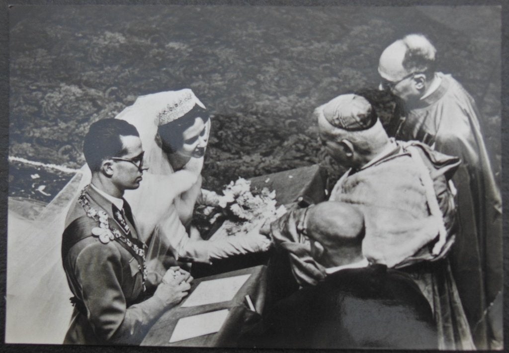 1960 Carte postale Mariage du Roi Baudouin et Fabiola, Envoi, 1960 à 1980, Non affranchie, Bruxelles (Capitale)