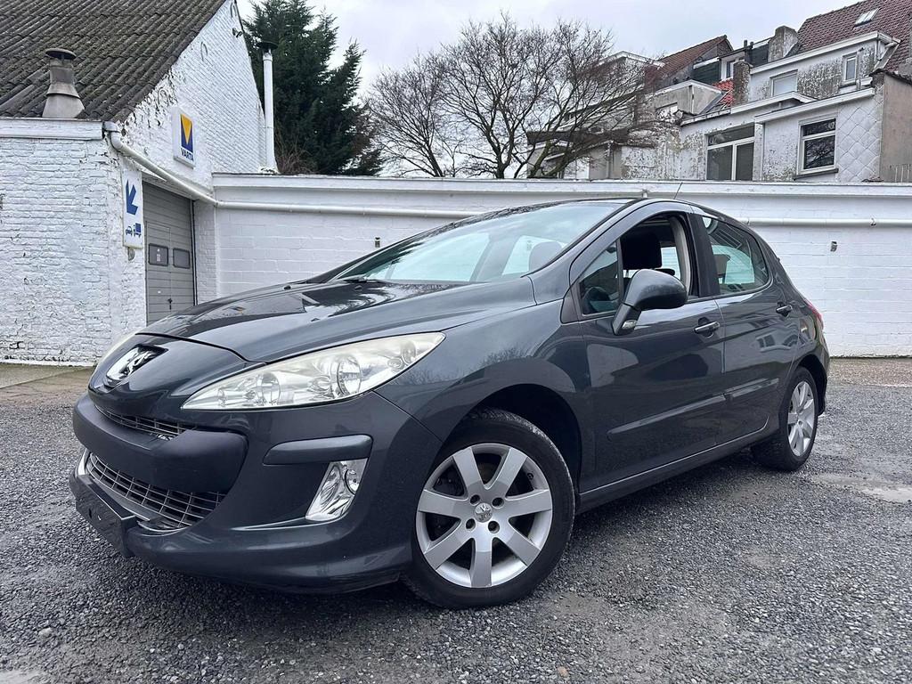 Peugeot 308 308 1.6i * TOIT PANO * A/C * V/E * 126 X 30 M *, Auto's, Peugeot, Stof, Gebruikt, Zwart, 4 cilinders