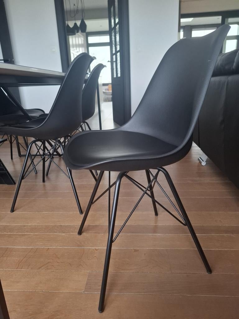 Zwarte eetkamerstoel, Huis en Inrichting, Stoelen, Ophalen