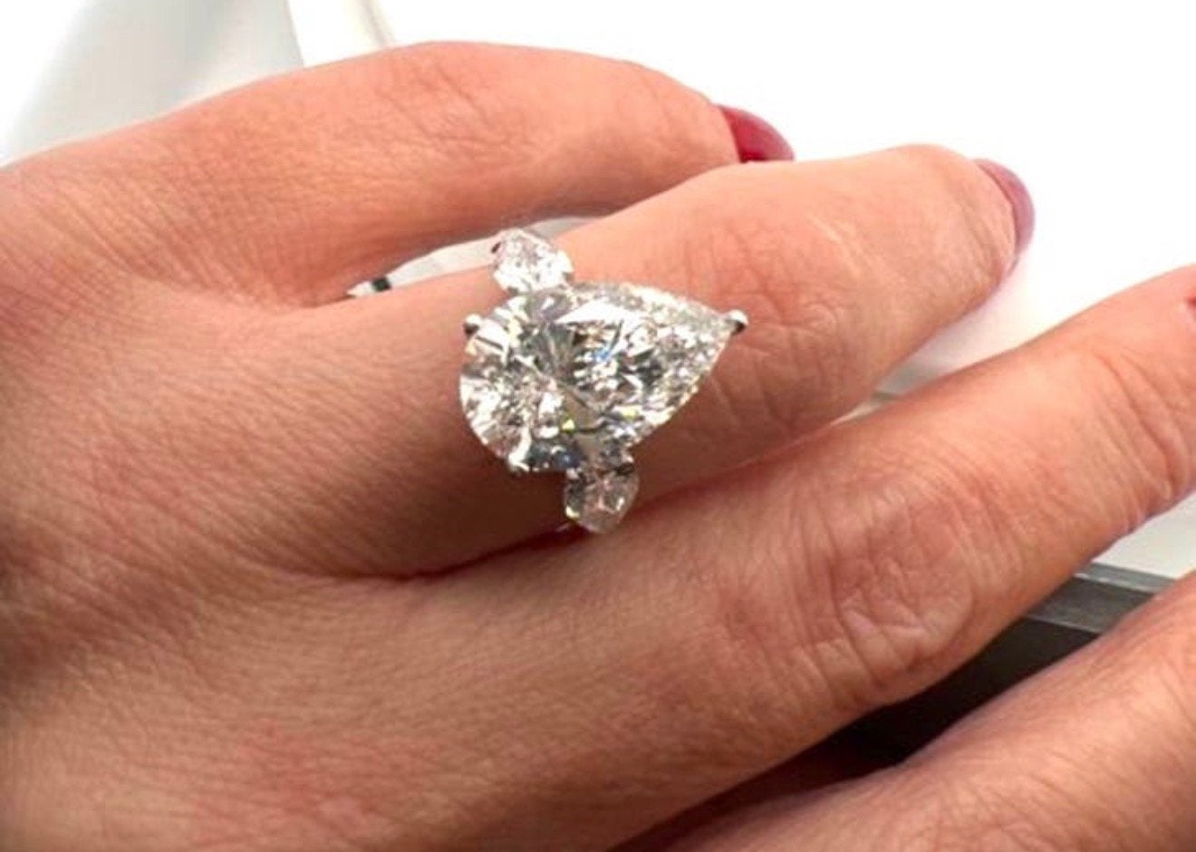Nieuwe witgouden ring met VS2 diamanten van maar liefst 6CT!, Bijoux, Sacs & Beauté, Bagues, Neuf, Enlèvement ou Envoi, Or, 17 à 18