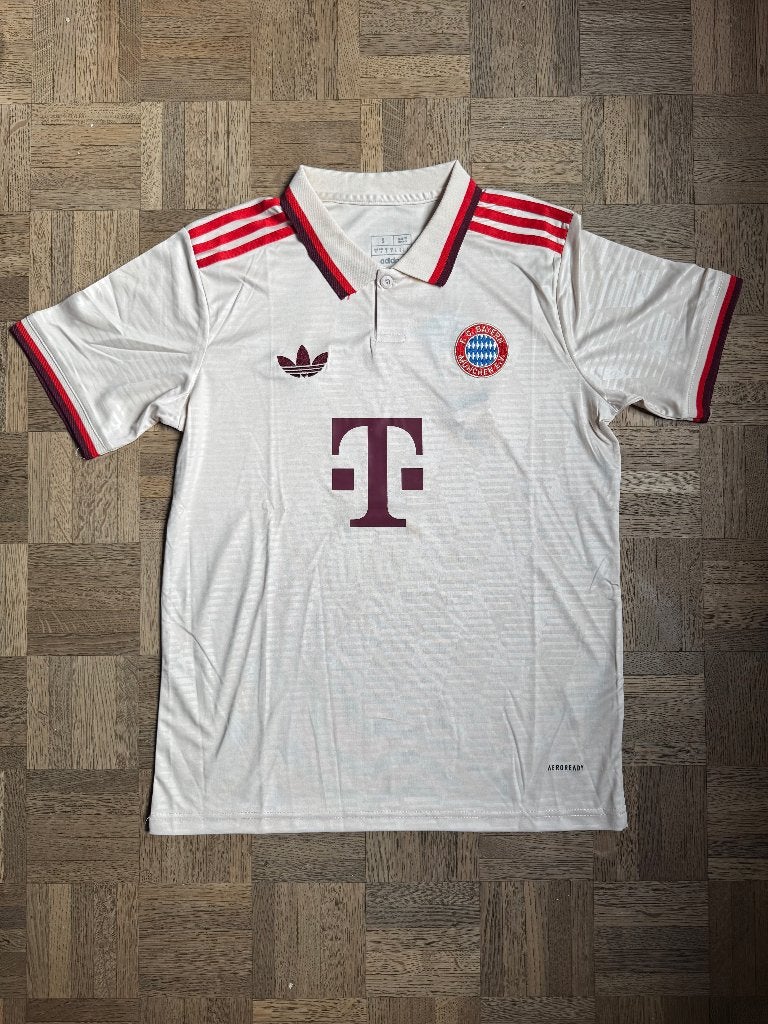 FC Bayern Munich - Maillot de football, Enlèvement ou Envoi, Beige, Adidas, Taille 46 (S) ou plus petite