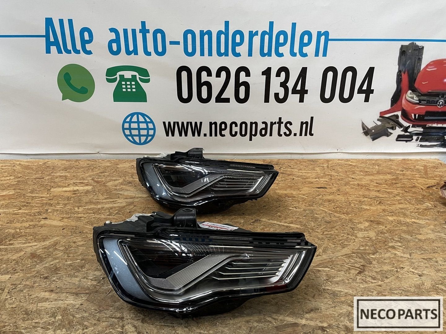 AUDI A3 S3 E-TRON VOL LED KOPLAMP RECHTS 8V0941034A, Gebruikt, -, -, -