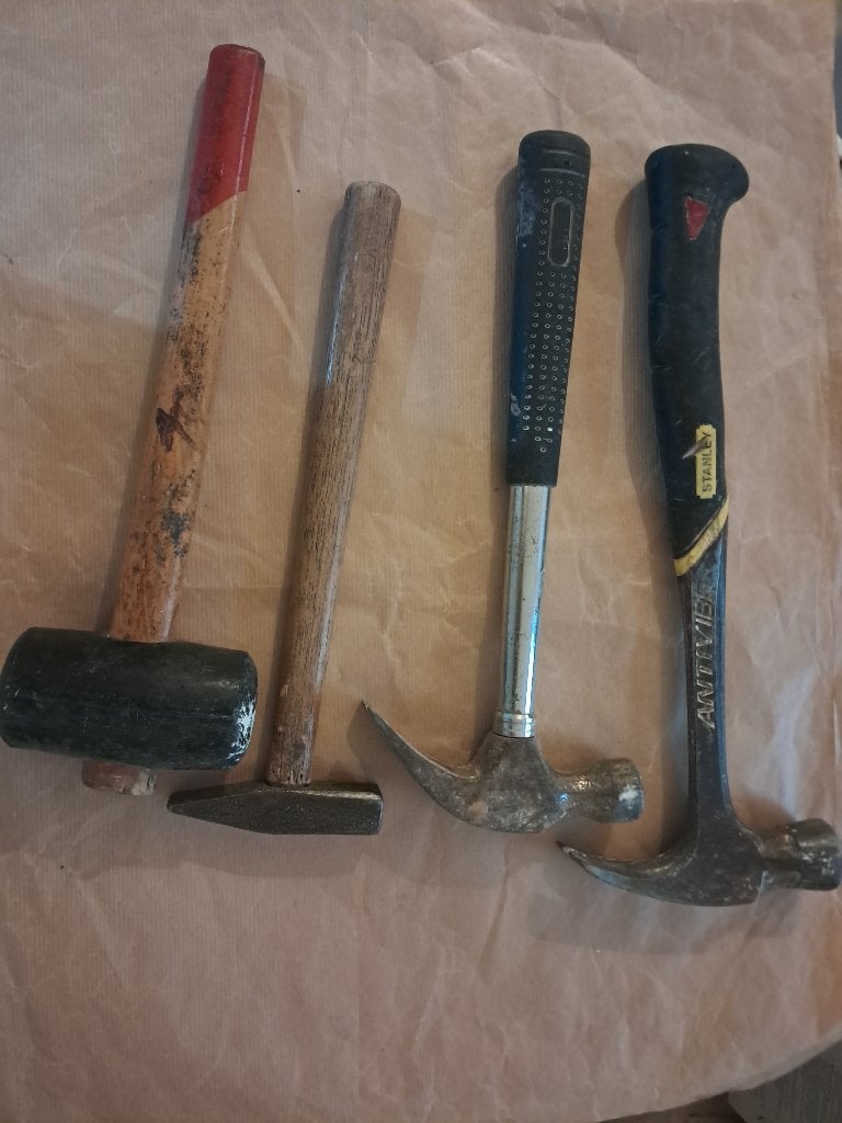 Un lot de Marteaux de qualité professionnels., Enlèvement, Utilisé, Marteau, Stanley
