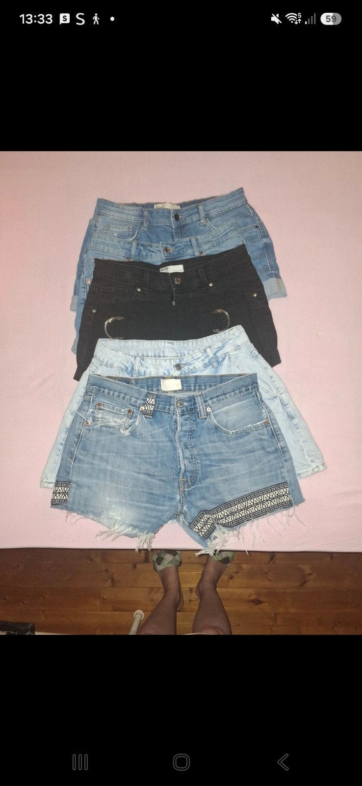 lots de 5 shorts, Taille 38/40 (M), Enlèvement ou Envoi, Au-dessus du genou, Comme neuf