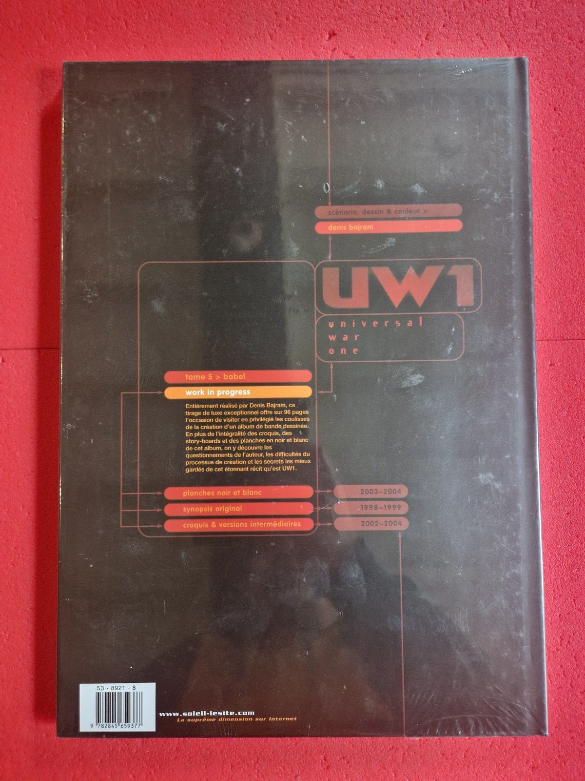 bd universal war one 5,EO, edition limitée de luxe, Livres, Enlèvement ou Envoi