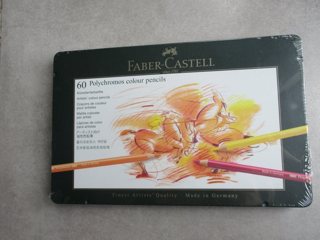 Faber-castell polychromos 60 kleurpotloden set blikken doos, Hobby en Vrije tijd, Tekenen, Nieuw, Potlood of Stift, Ophalen of Verzenden