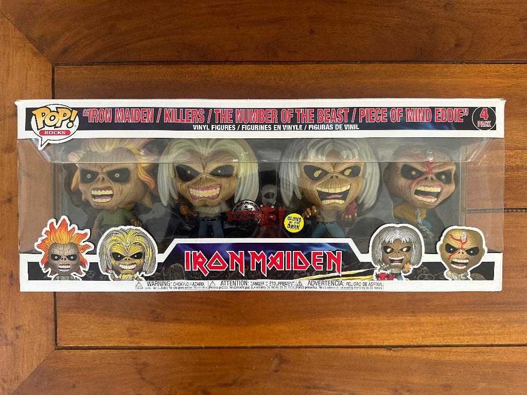 Pop Funko Iron Maiden 4-pack speciale editie, Ophalen of Verzenden, Zo goed als nieuw, Overige typen