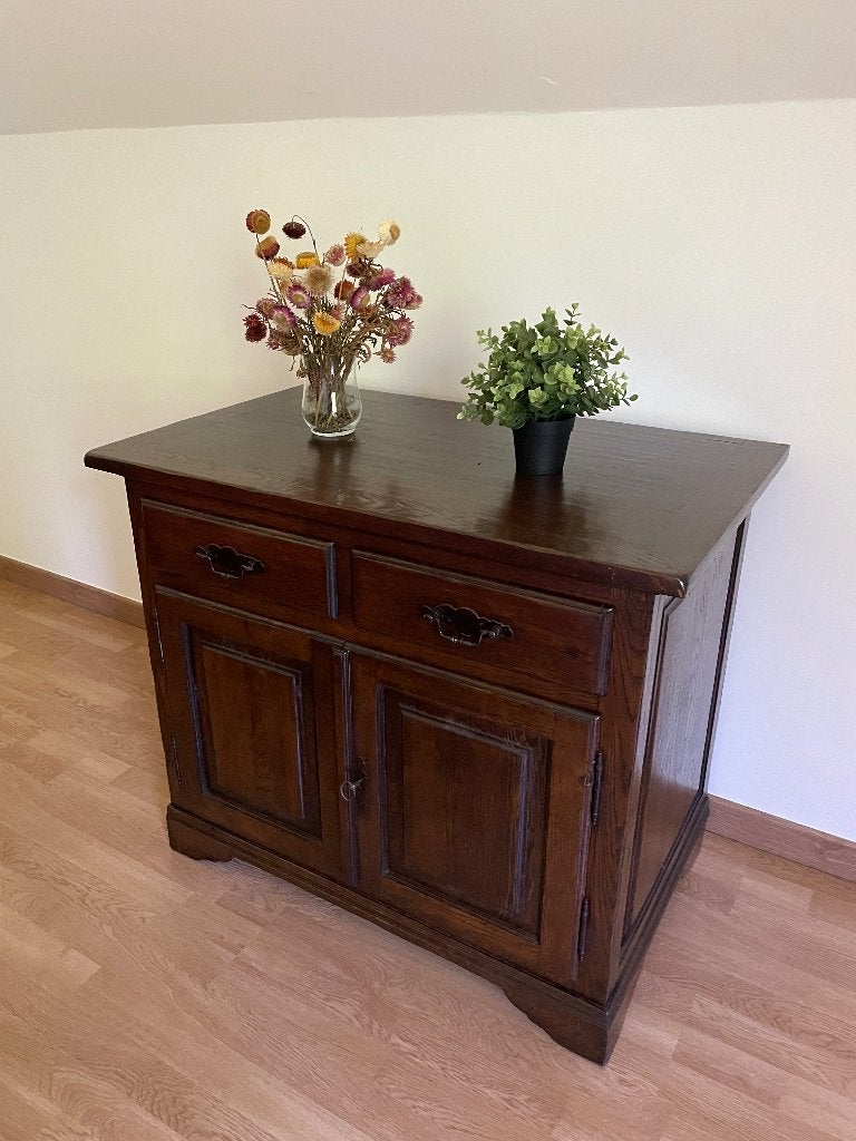 Copie antiek massieven kast, Huis en Inrichting, Ophalen, Eikenhout, 50 tot 100 cm, Zo goed als nieuw