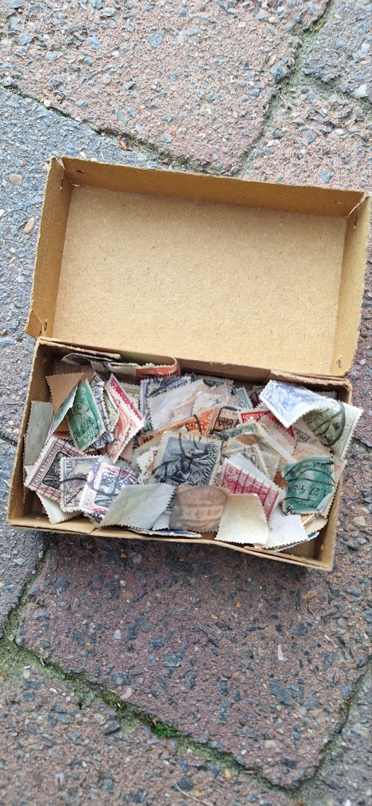 Lot de timbres allemand, Enlèvement