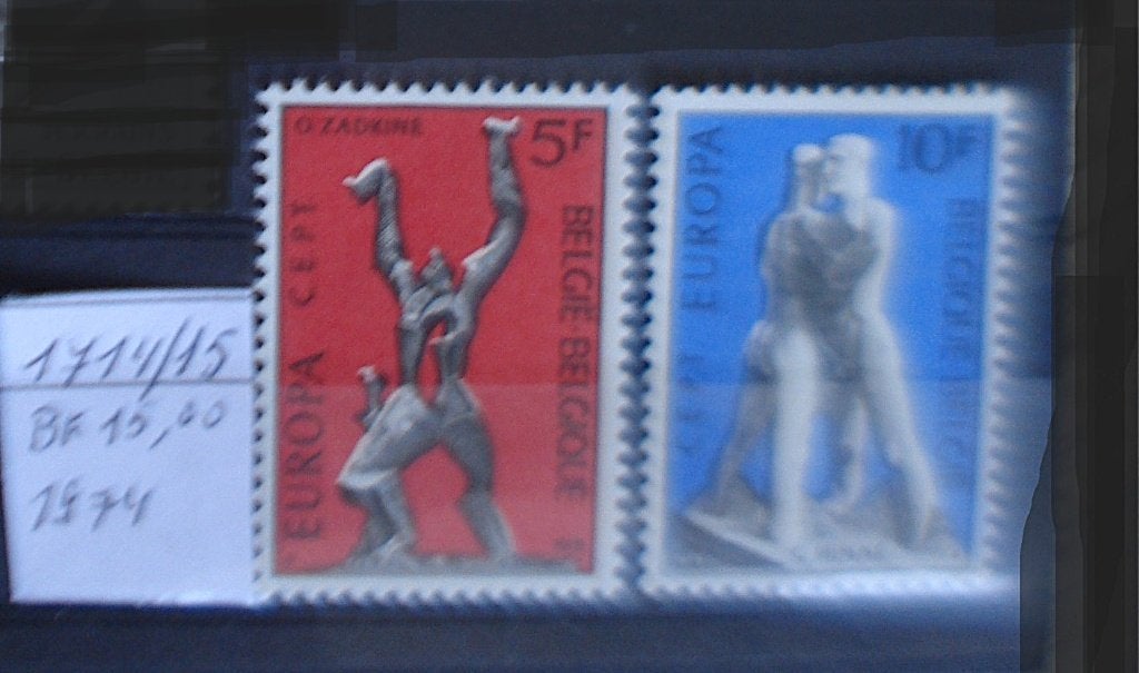 België 1714/15 **/mnh EUROPA CEPT, Postzegels en Munten, Postzegels | Europa | België, Verzenden, Orginele gom, Postfris, Postfris