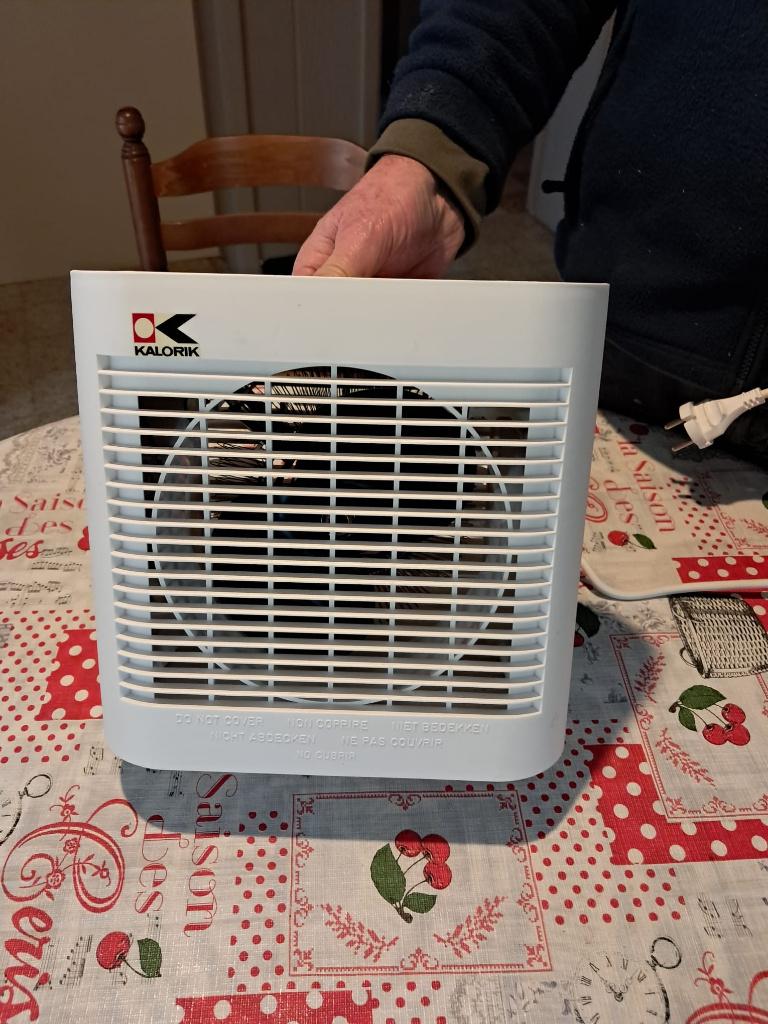 Elektrische ventilatorkachel (warme / koude lucht) - Kalorik, Elektronische apparatuur, Ventilatoren, Ophalen, Gebruikt, Tafelventilator