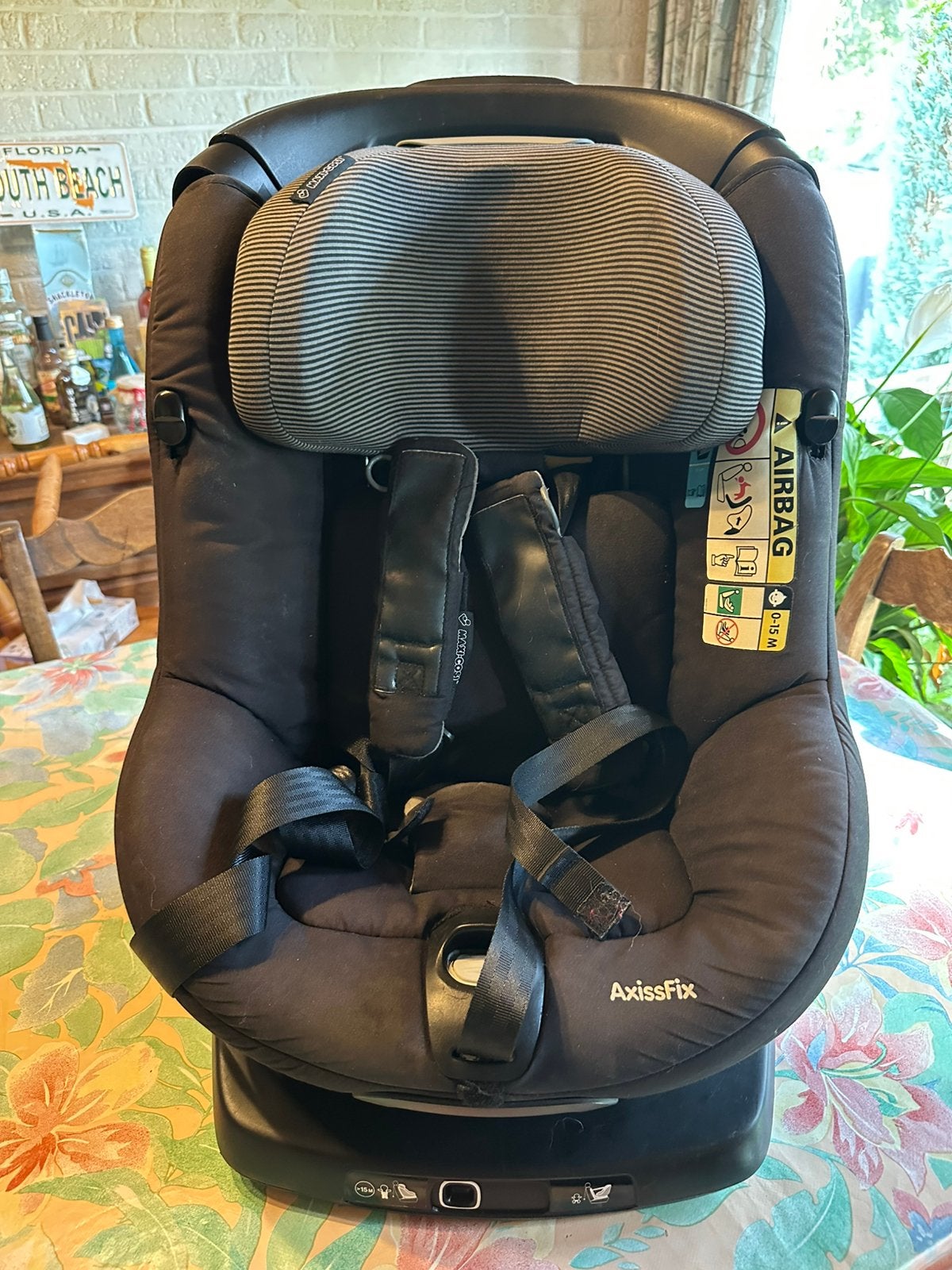 Maxi Cosi Axissfix (0-15m), Kinderen en Baby's, Ophalen, Gebruikt, Maxi-Cosi