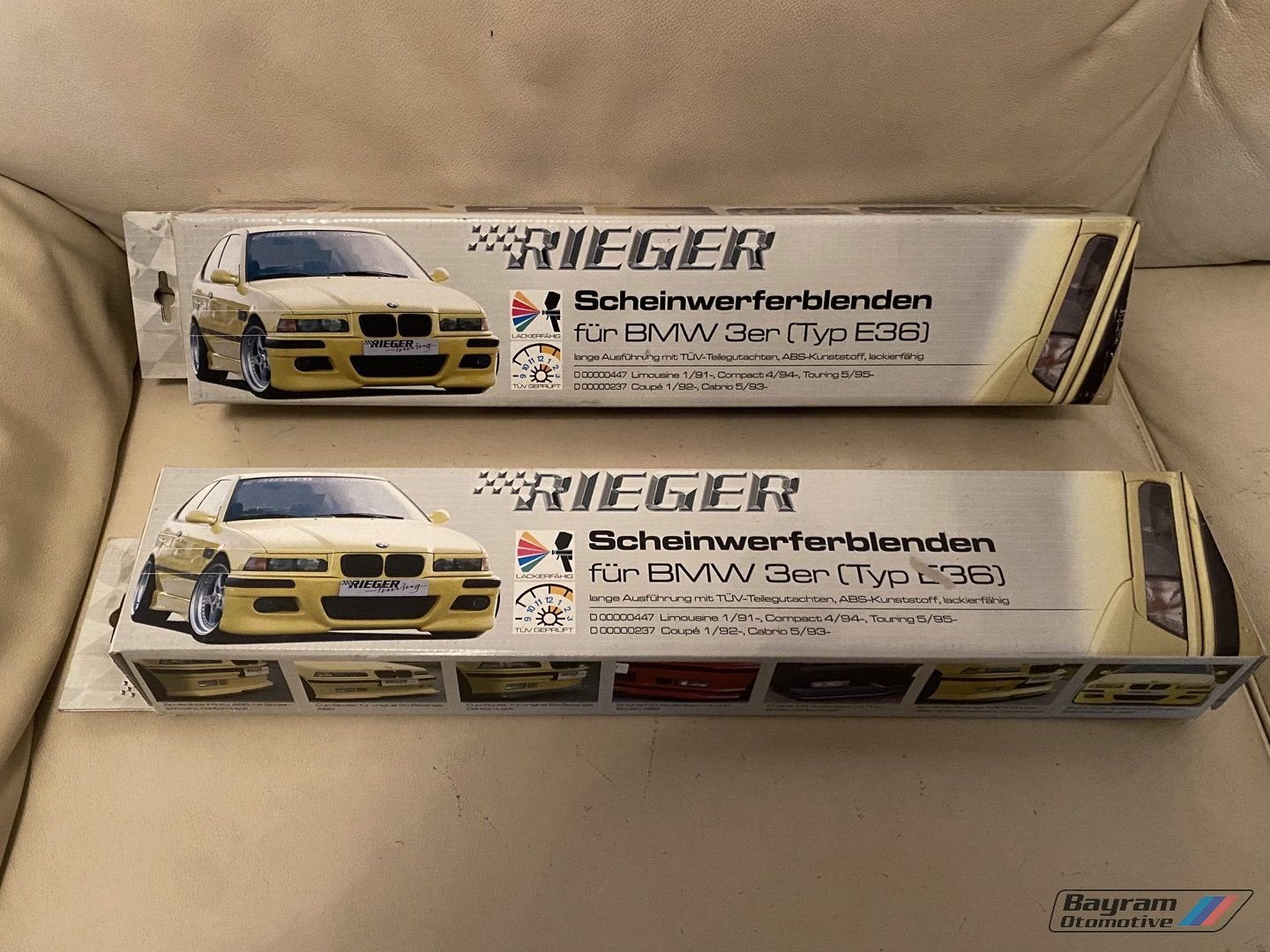 Bmw E36 booskijkers coupe cabrio set Rieger 3-serie spoiler, Autos : Divers, Tuning & Styling, Enlèvement ou Envoi, -, -, -