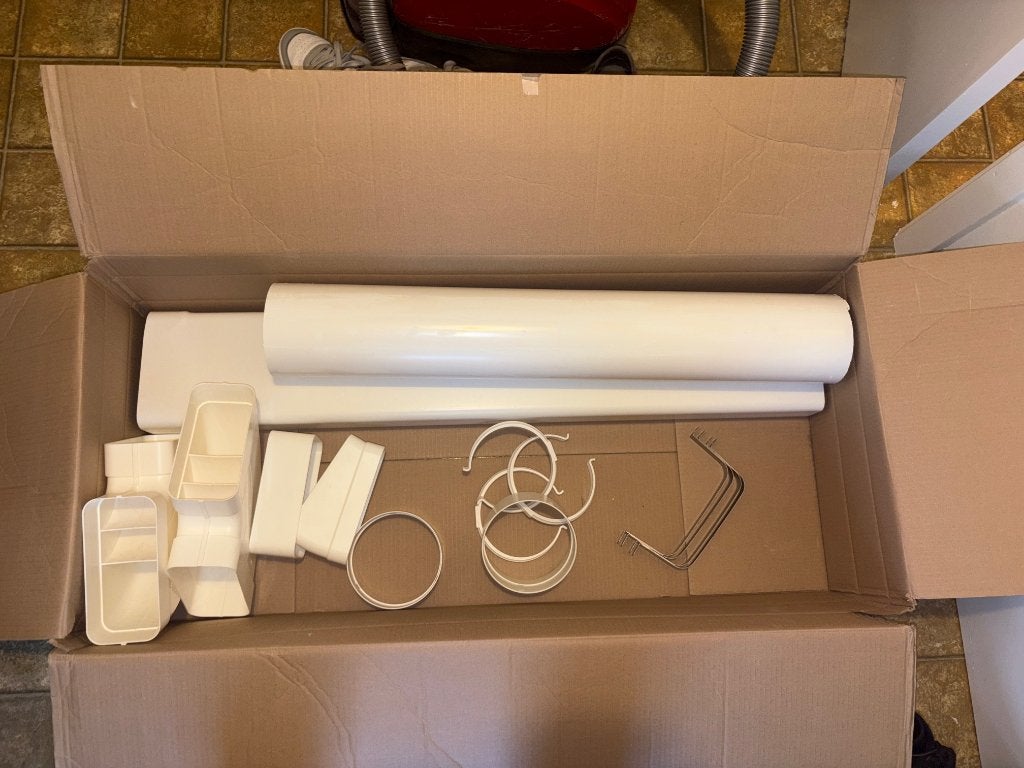 Naber Dampkapbuizen - overschot, Ophalen, Overige typen, PVC, Nieuw