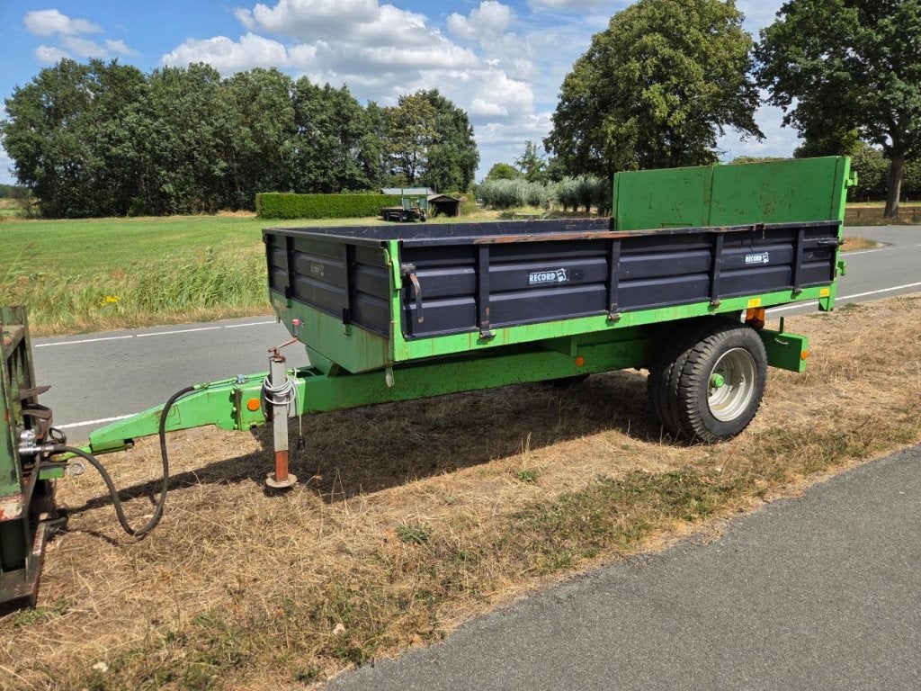 5 tons Record P50 kipwagen, PVG papieren, geremde as kipkar, Enlèvement, Transport