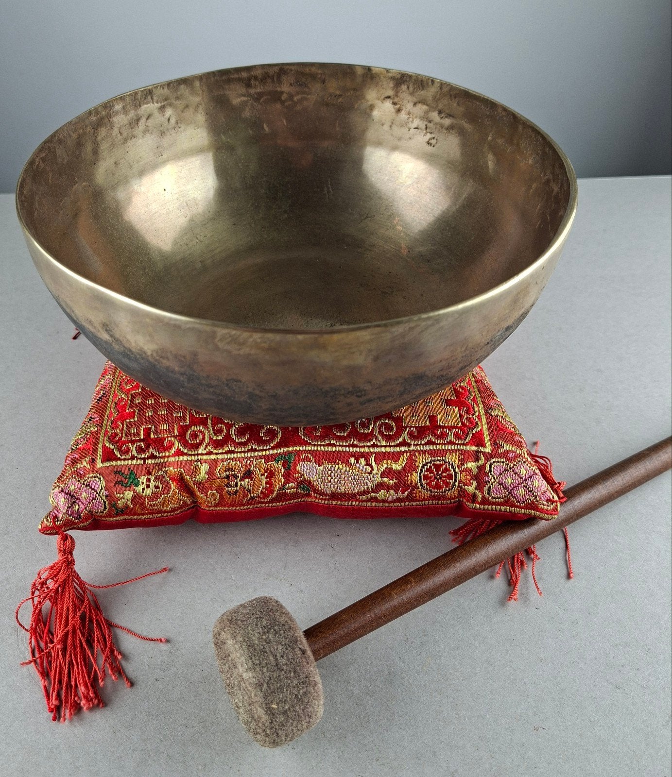 Handgehamerde klankschaal Chaken ca. 950g, Musique & Instruments, Enlèvement ou Envoi, Comme neuf, Autres types