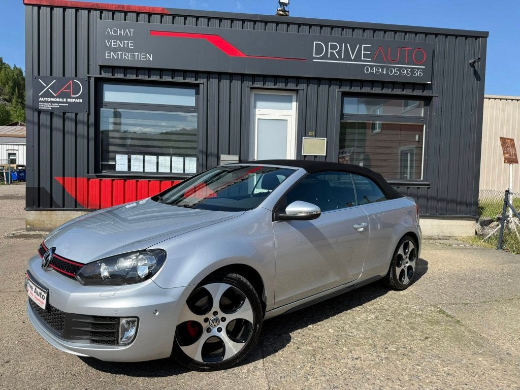 Volkswagen Golf Cabriolet GTI 2.0 TSI/GPS/Sensors/, Auto's, Volkswagen, Voorwielaandrijving, Stof, 4 cilinders, Cabriolet