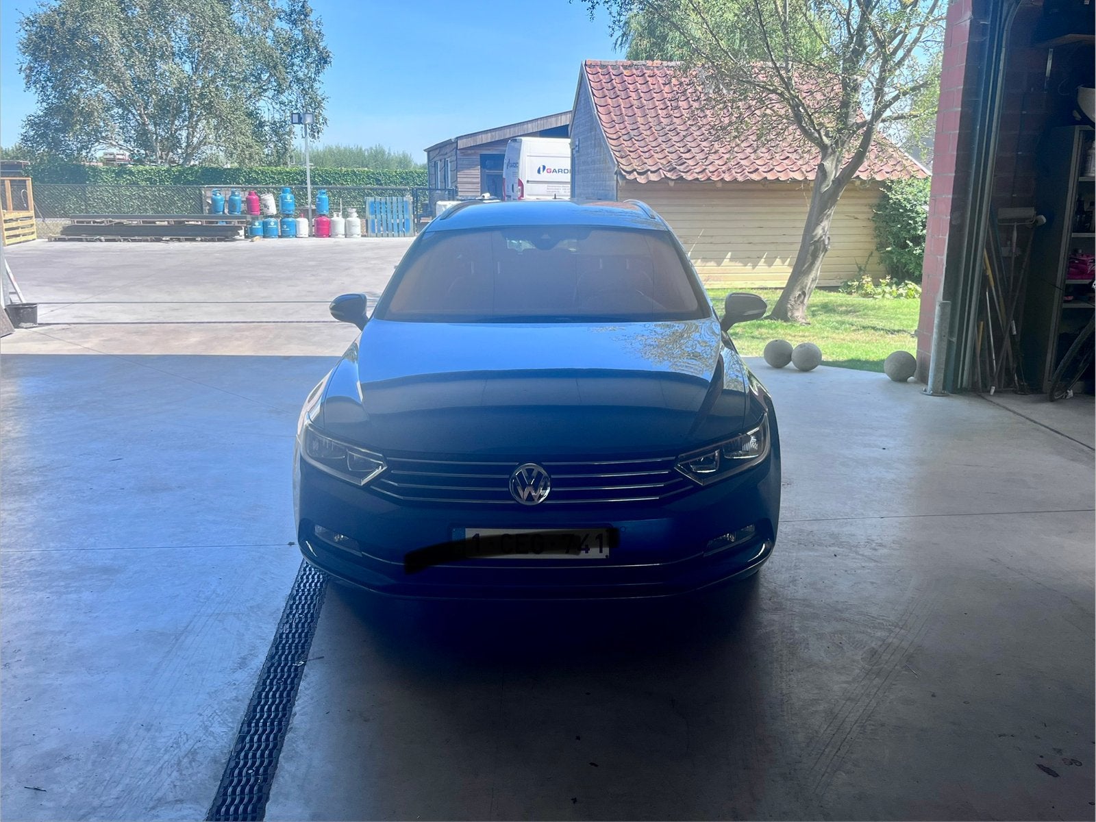 VW passat, licht blauw, break, Auto's, Voorwielaandrijving, 4 deurs, Leder en Stof, Particulier