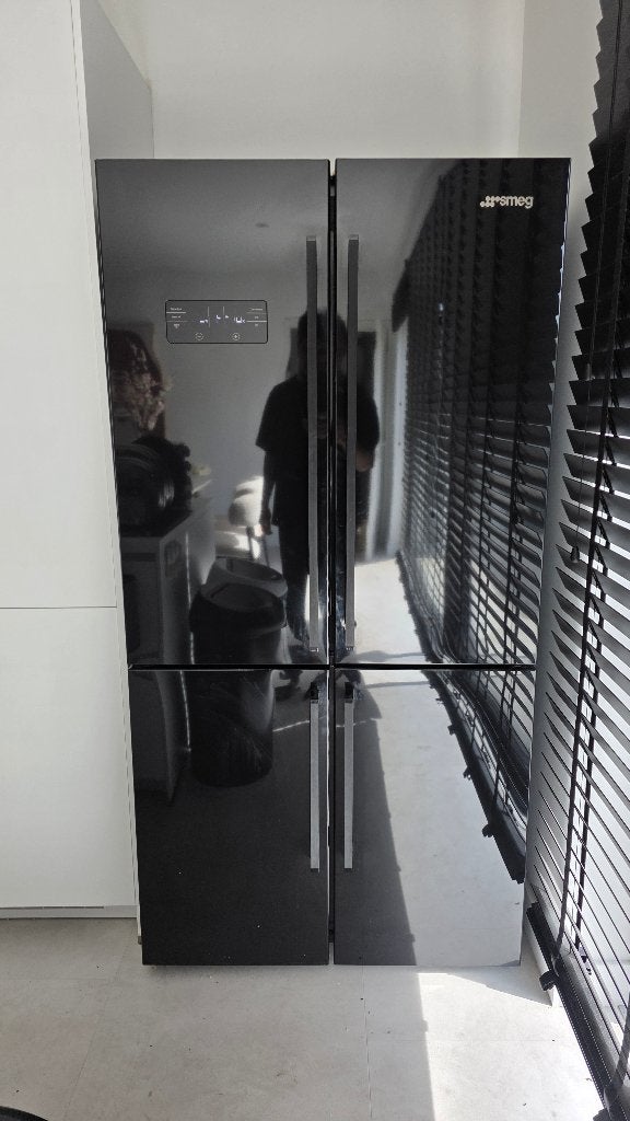 SMEG Amerikaanse koelkast, Ophalen, 120 tot 140 cm, 200 liter of meer, 60 cm of meer