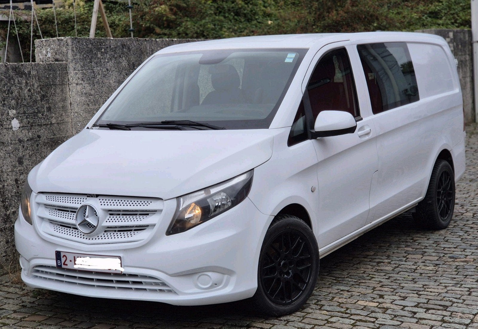 Mercedes vito doub cabine 5pls an2017.235mkm ctok 13999€, Cuir, Euro 6, Boîte manuelle, Mercedes-Benz