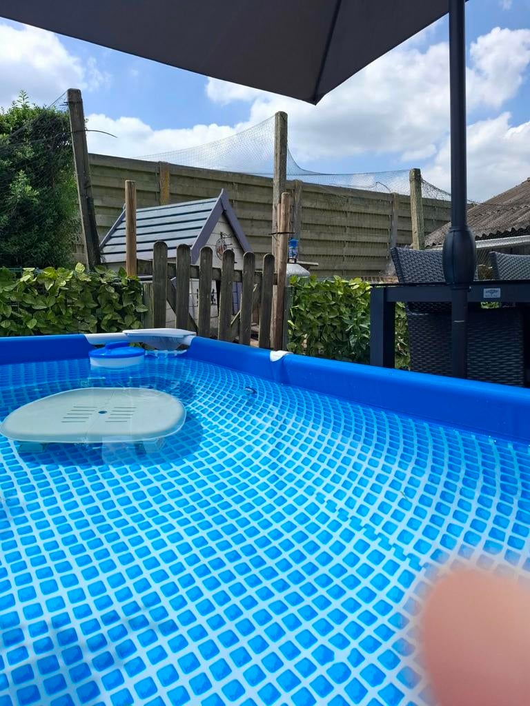 Klein zwembad of plonsbad met toebehoren, Enlèvement