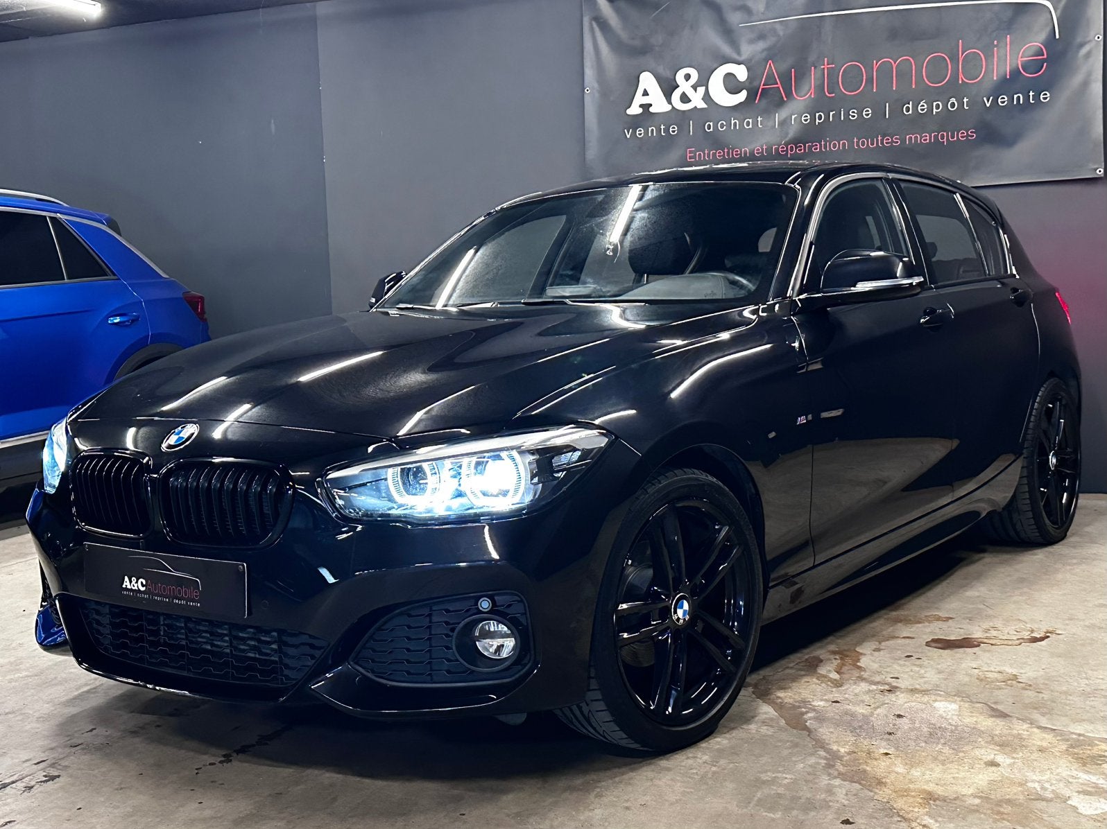 Bmw 116i Pack M 2019 72.000km, Autos, Cuir, Achat, Euro 6, Entreprise