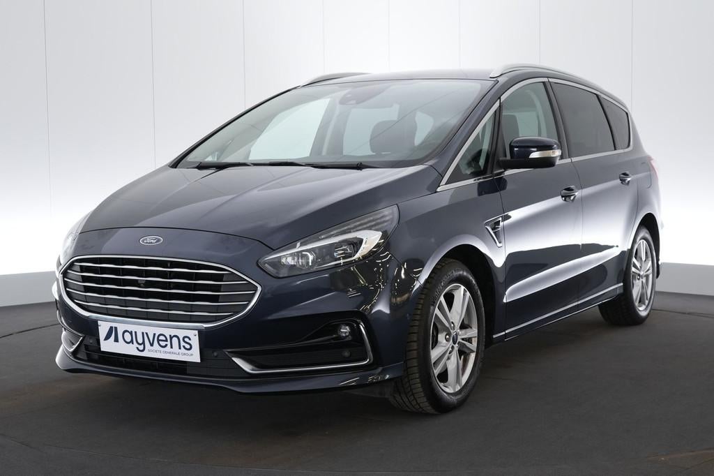 (1YTX964) FORD S-MAX, Auto's, Voorwielaandrijving, Gebruikt, Blauw, Elektronische parkeerrem