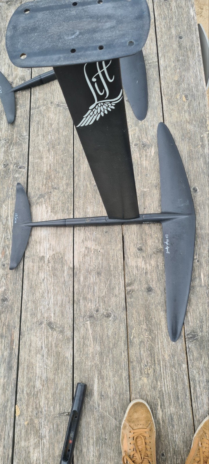 foil set wing/ surf. Lift, Watersport en Boten, Ophalen, Gebruikt, Wingsurf-hydrofoil