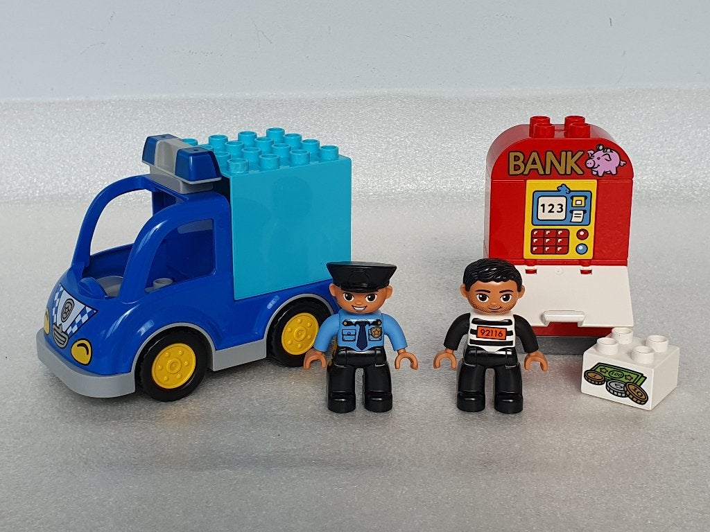 Lego Duplo 10809: Politiepatrouille, Gebruikt, Ophalen of Verzenden, Compleet, Duplo