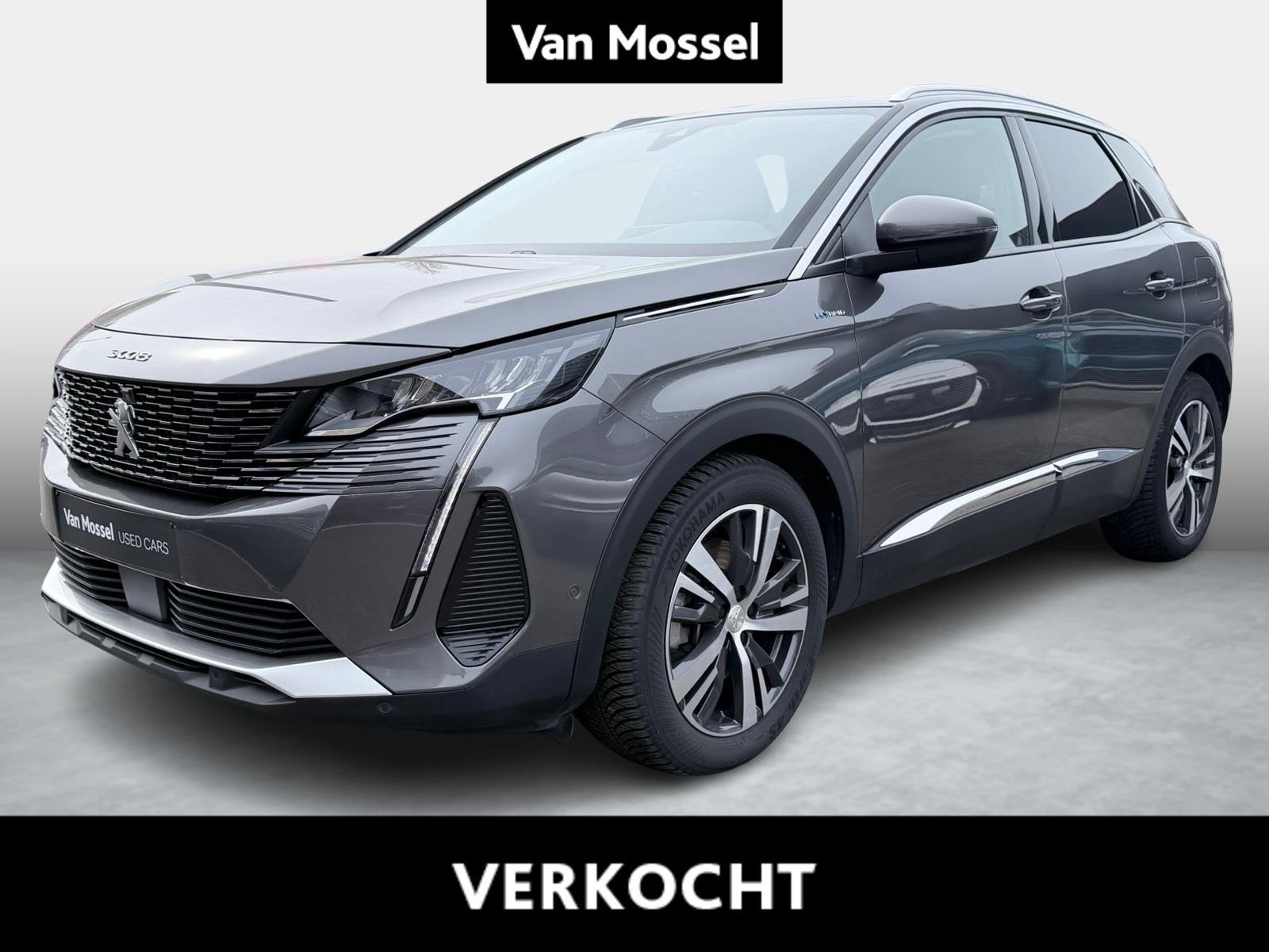 Peugeot 3008 1.6 PureTech 133kW S&S Auto GT Pack, Autos, Argent ou Gris, Entreprise, Noir, 5 portes