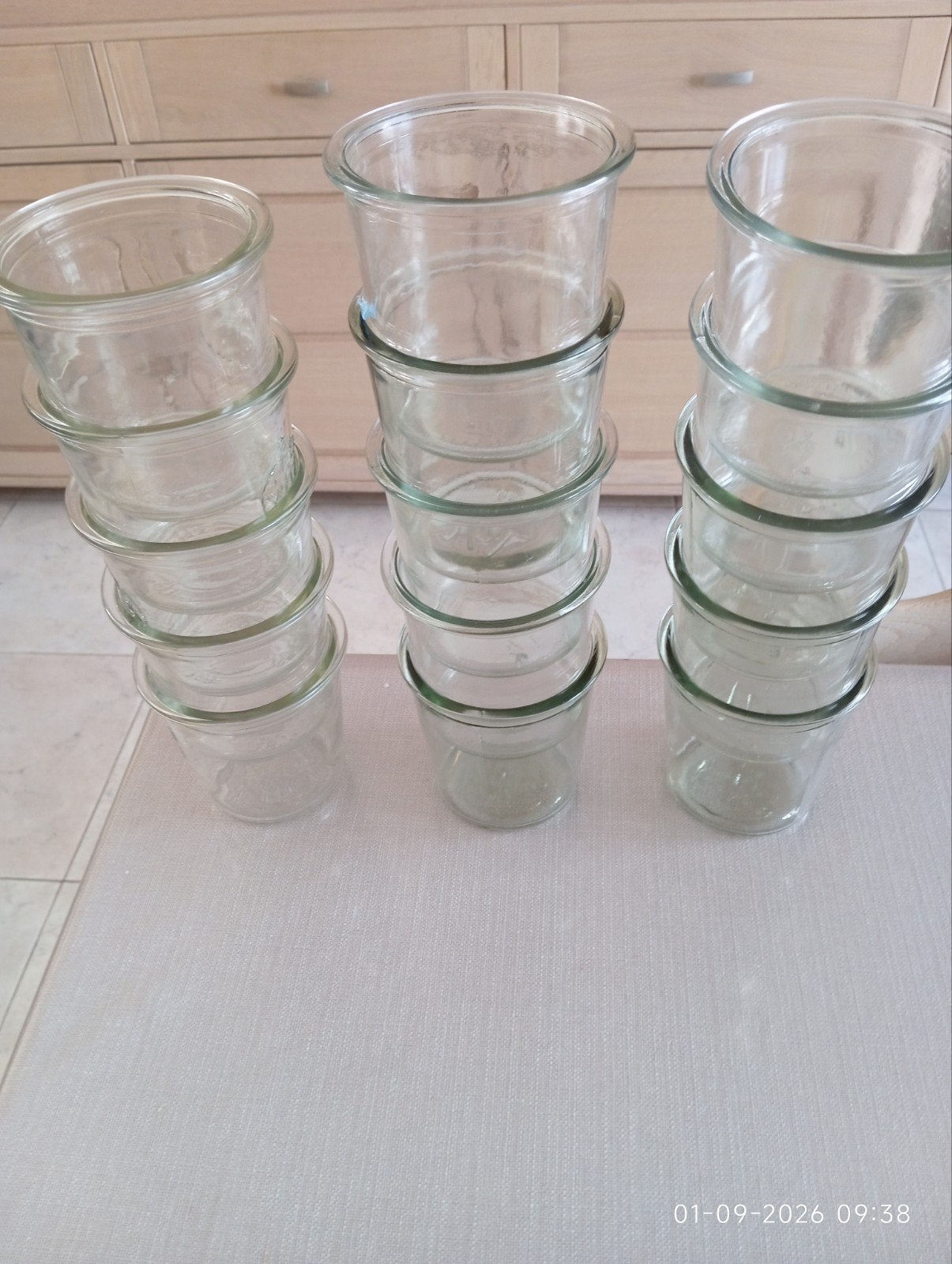 15 bokalen 500 ml voor hobby? confituur ?, Ophalen of Verzenden, Zo goed als nieuw