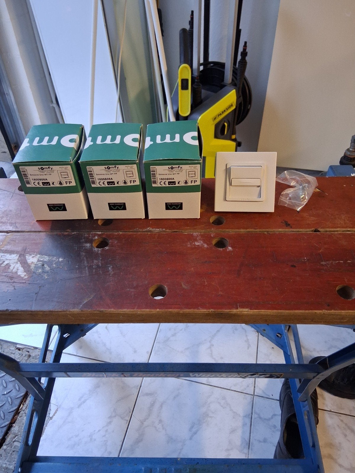 3x schakelaar rolluik merk Somfy nieuw., Bricolage & Construction, Enlèvement, Neuf