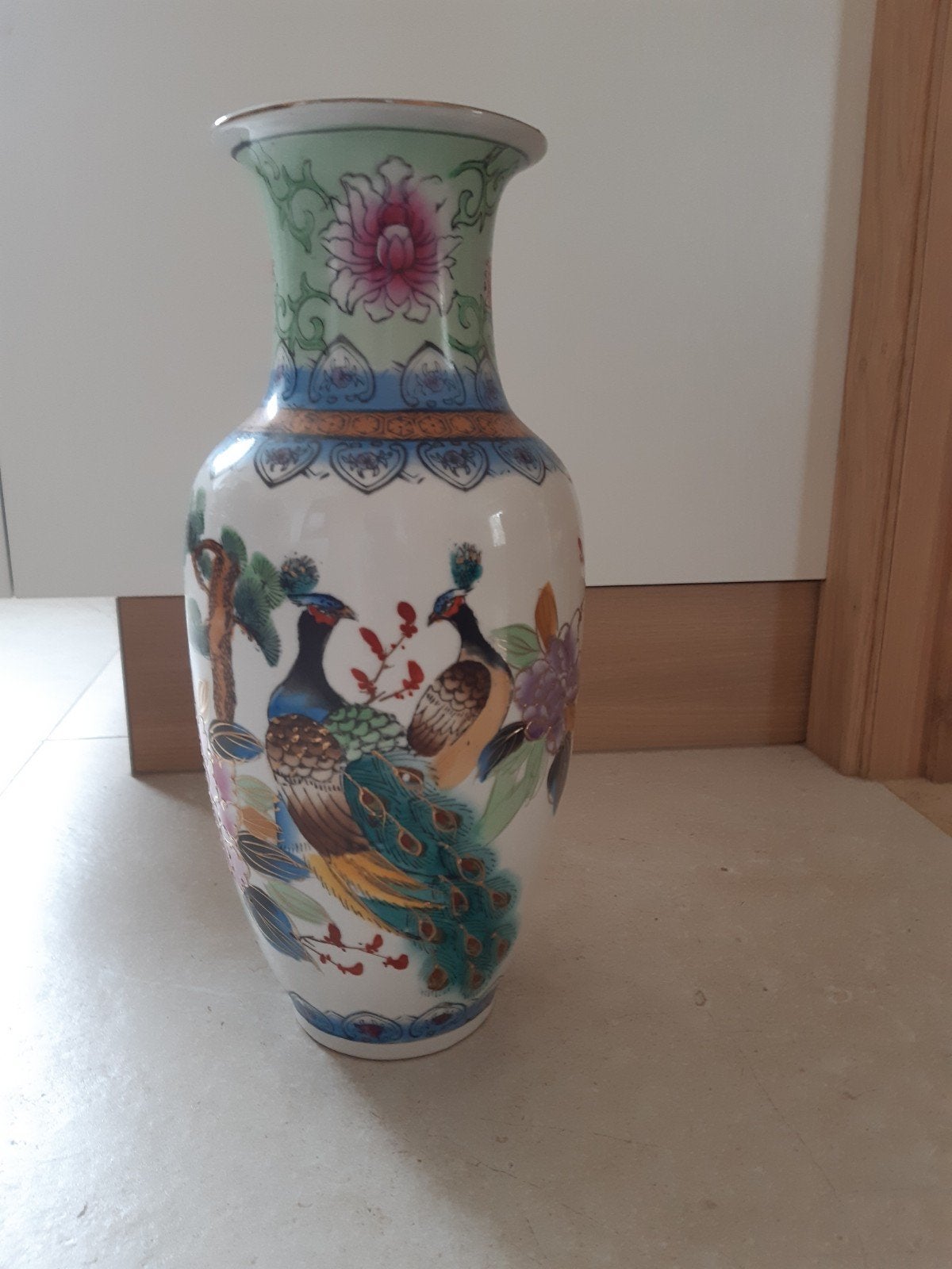 Chinese vaas, Ophalen