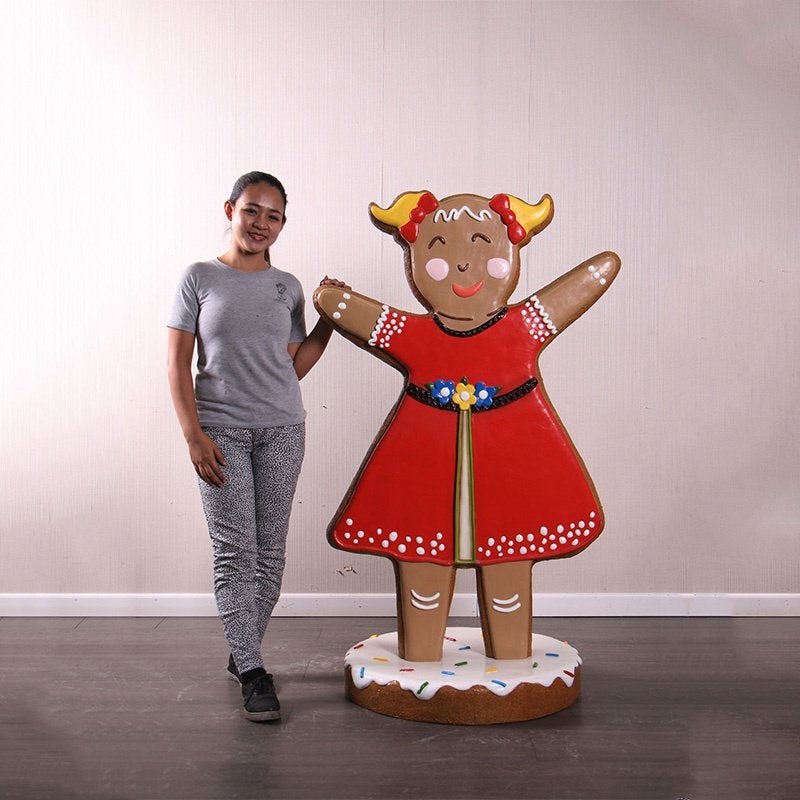 Fille en pain d'épice — Hauteur Pain 142 cm, Enlèvement, Neuf