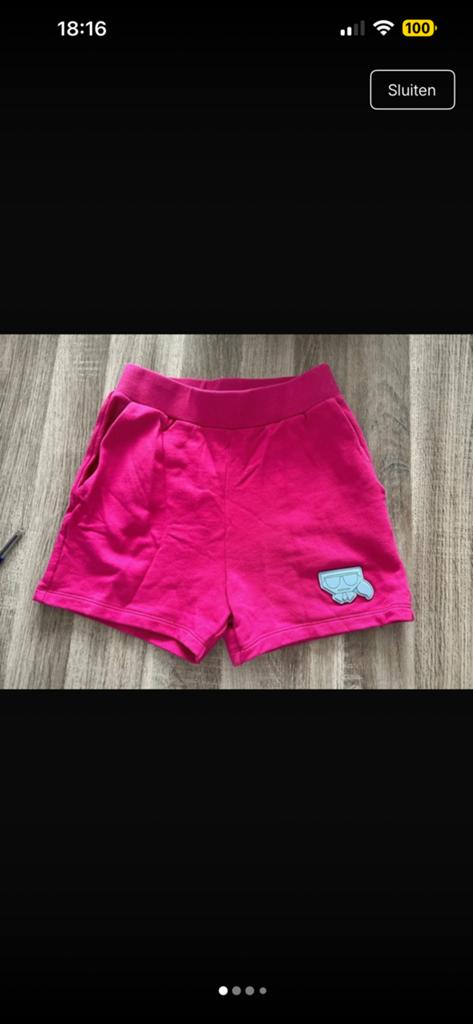 Short karl lagerfeld, Kort, Ophalen of Verzenden, Zo goed als nieuw, Roze