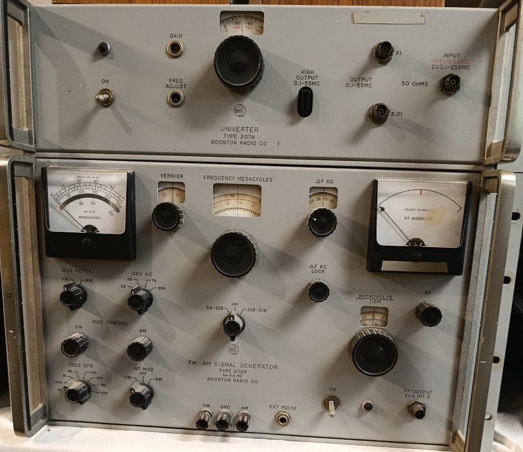 Oude meetapparatuur ,RF Generator 202-H , Univerter BRC /HP, Doe-het-zelf en Bouw, Meetapparatuur, Ophalen, Gebruikt, Elektriciteit