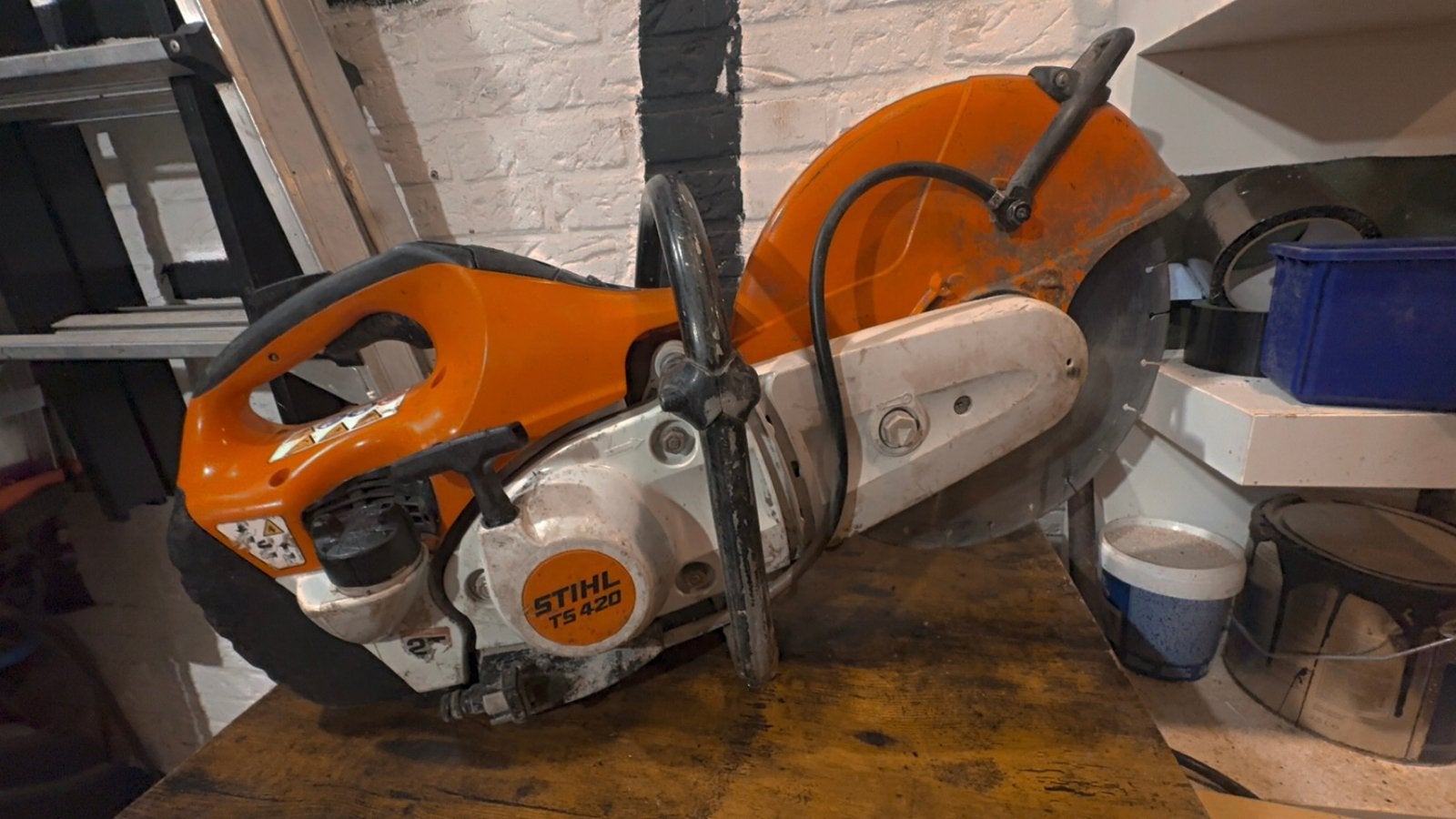 STIHL TS 420 Professionele Doorslijper – Zo Goed Als Nieuw!, Doe-het-zelf en Bouw, Ophalen, 70 mm of meer, Overige typen, Zo goed als nieuw