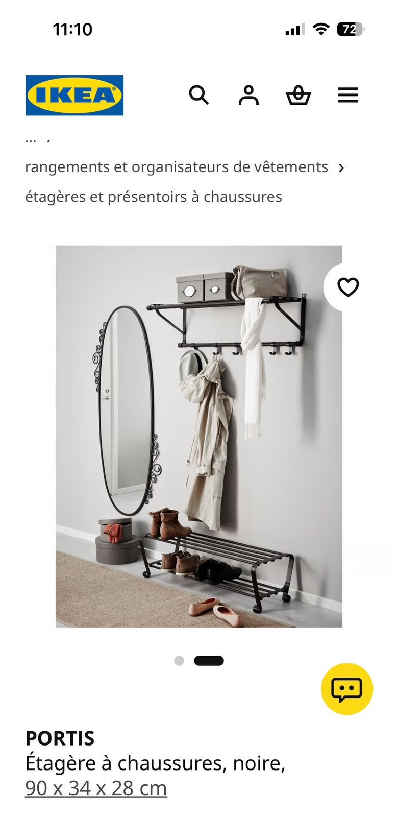 Porte-chaussures IKEA neuf dans son emballage, Maison & Meubles, Enlèvement, Neuf