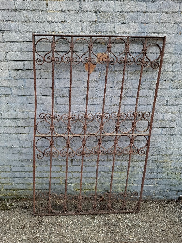 Smeedijzer hekwerk, Tuin en Terras, Tuinhekken en Hekwerk, Ophalen, Gebruikt, IJzer, Sierhekwerk