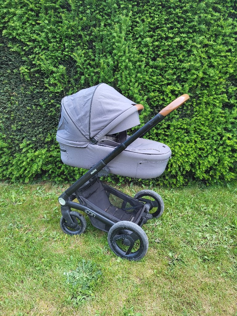 Mutsy Icon buggy te koop, Enlèvement, Utilisé, Autres marques, Protection de pluie