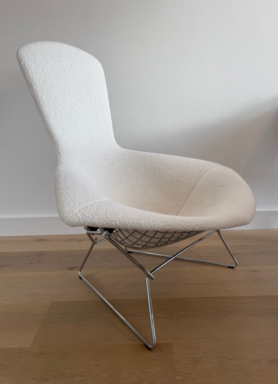 Bertoia bird chair Knoll International Bouclé NIEUWSTAAT!!, Ophalen of Verzenden, Zo goed als nieuw, Stof