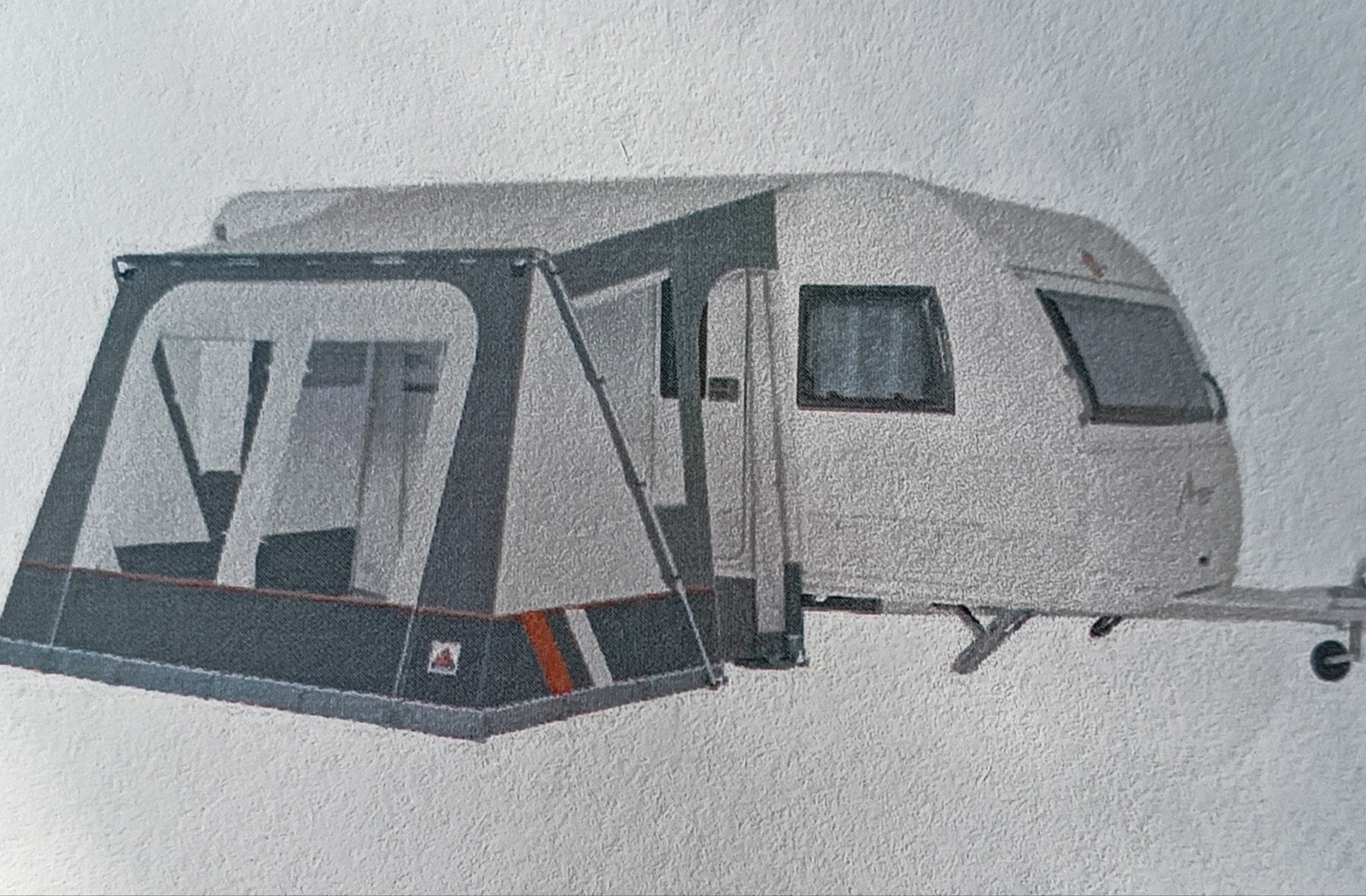 universele voortent Doréma, Caravans en Kamperen, Ophalen, Gebruikt, Dorema