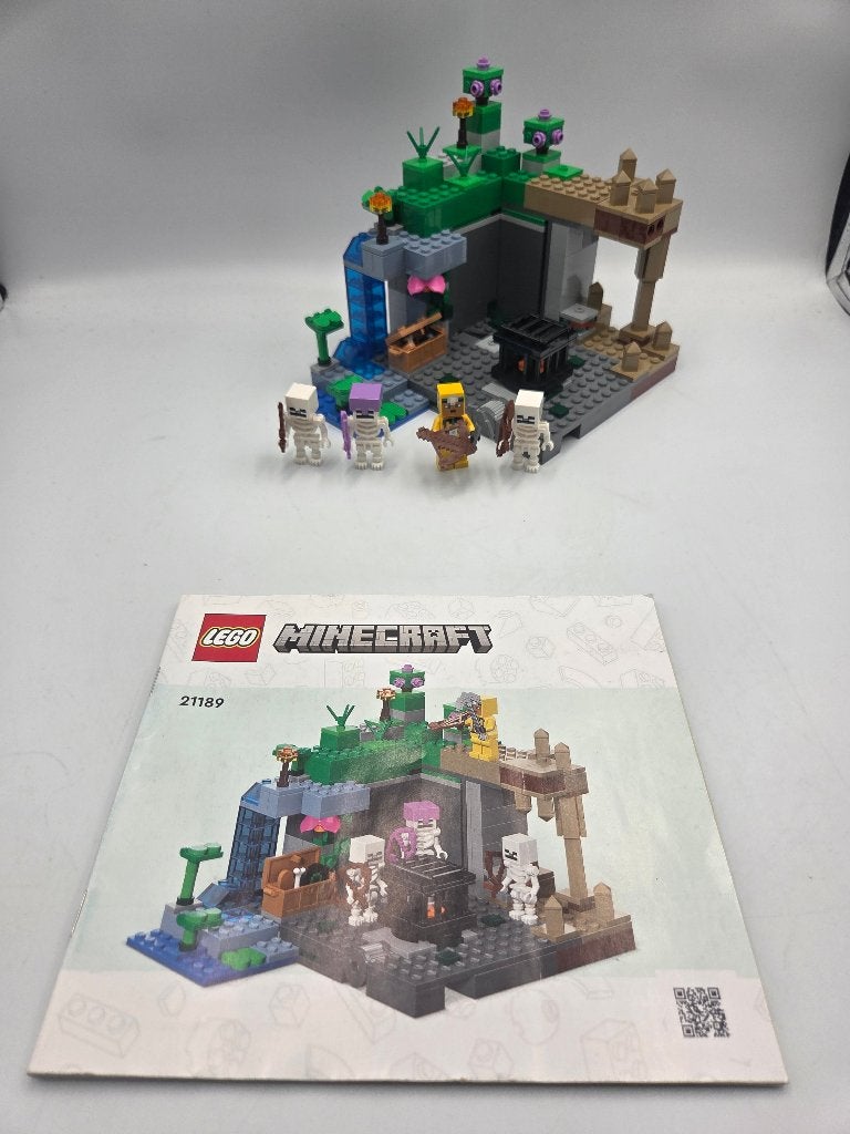 Lego Minecraft 21189 The Skeleton Dungeon, Kinderen en Baby's, Speelgoed | Duplo en Lego, Zo goed als nieuw, Lego, Complete set