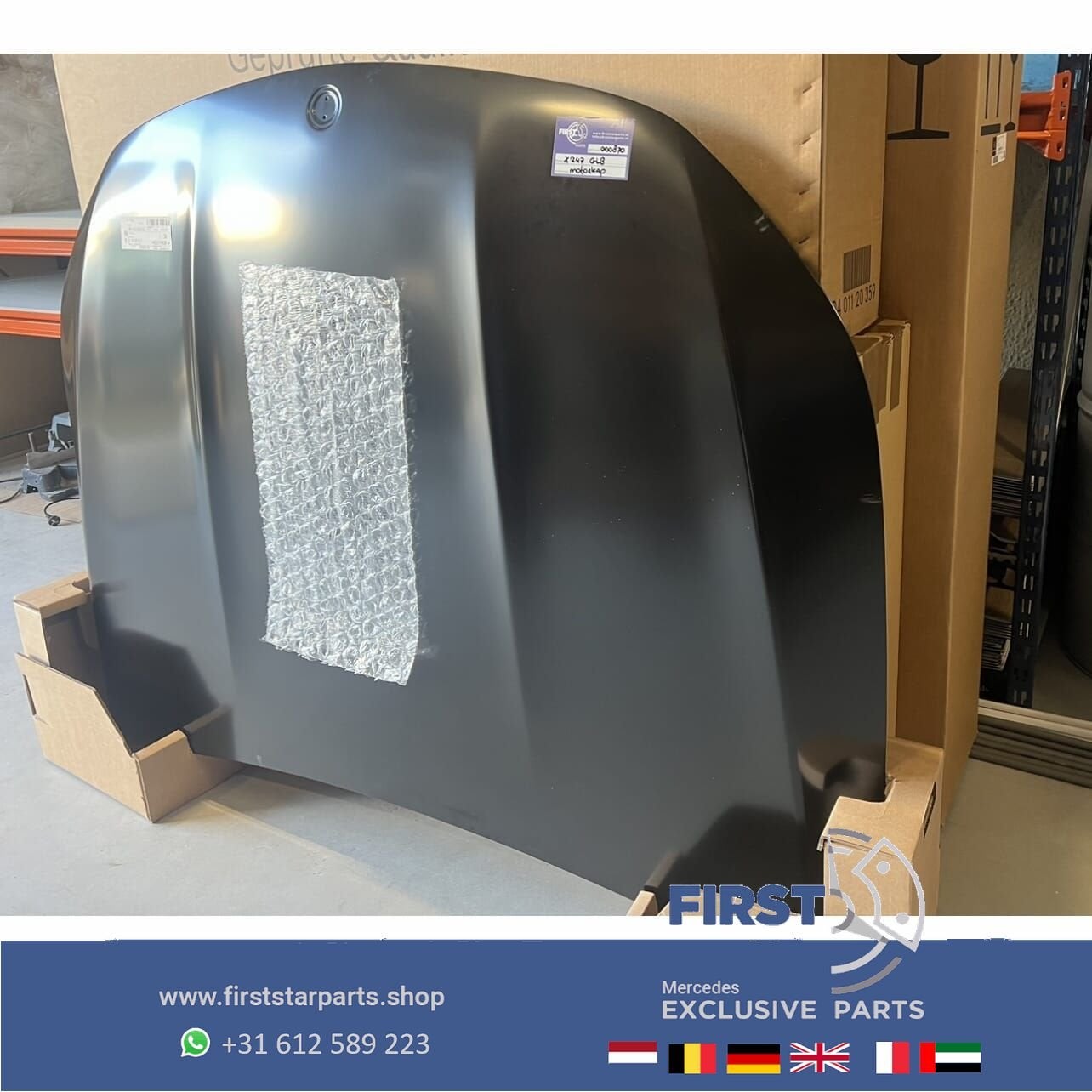 A2478800057 X247 (W247) GLB 35 AMG MOTORKAP ORIGINEEL Merced, Utilisé, -, Avant, -